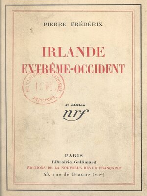 cover image of Irlande Extrême-Occident